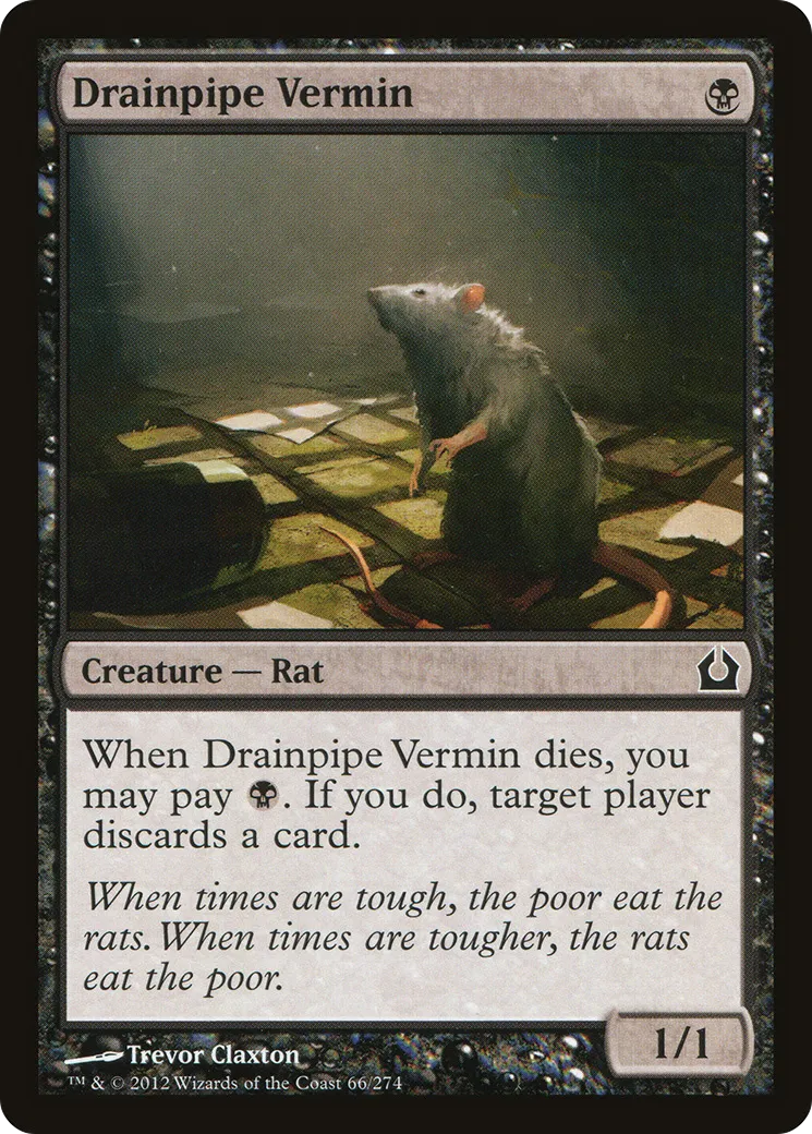 Drainpipe Vermin — Return to Ravnica — Magic: The Gathering