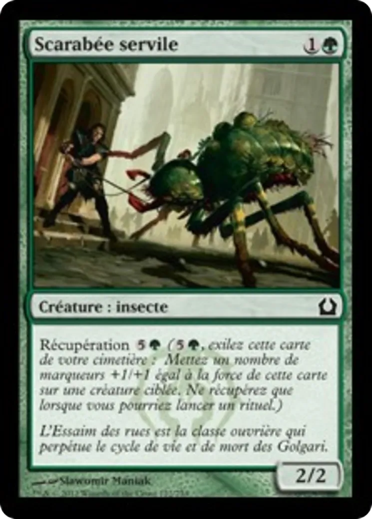 Scarabée servile — Return to Ravnica — Magic: The Gathering