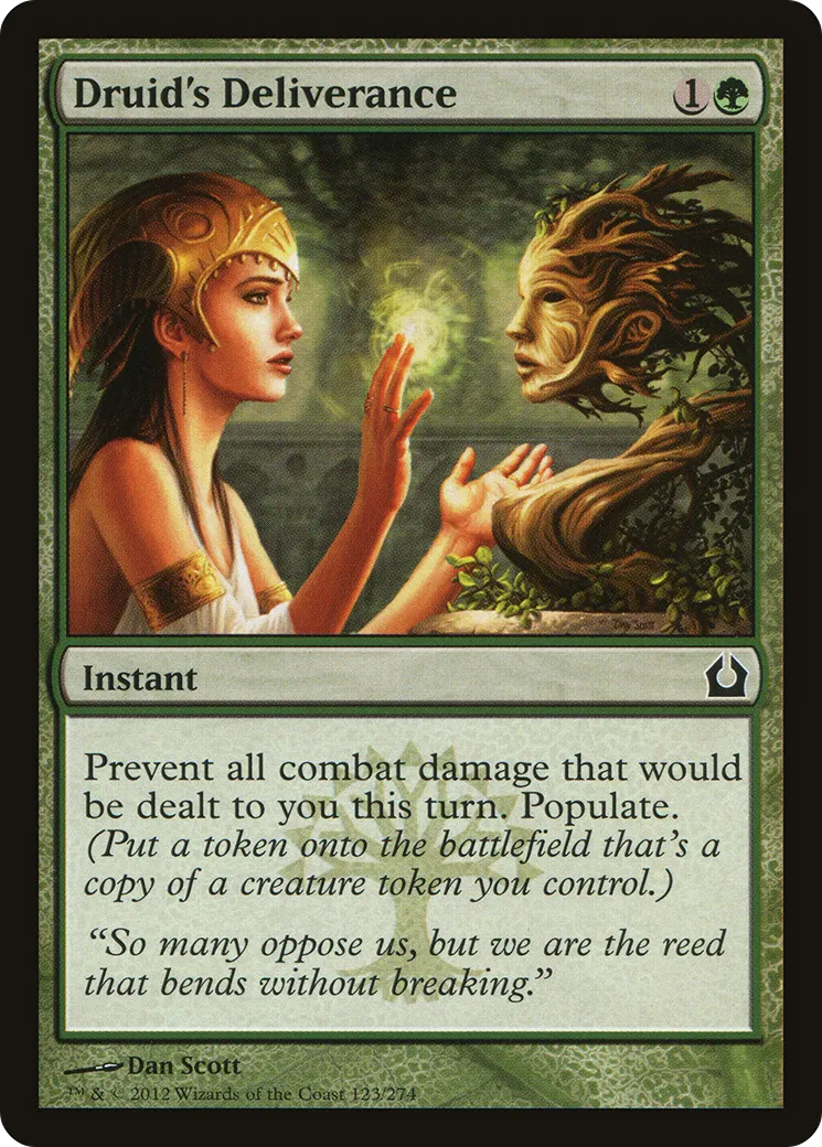 Délivrance du druide — Return to Ravnica — Magic: The Gathering