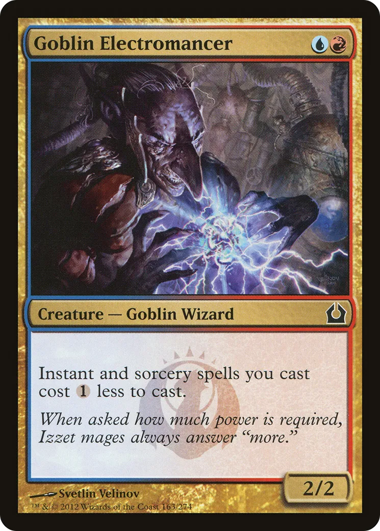 Goblin Electromancer from Return to Ravnica - Magic: The Gathering