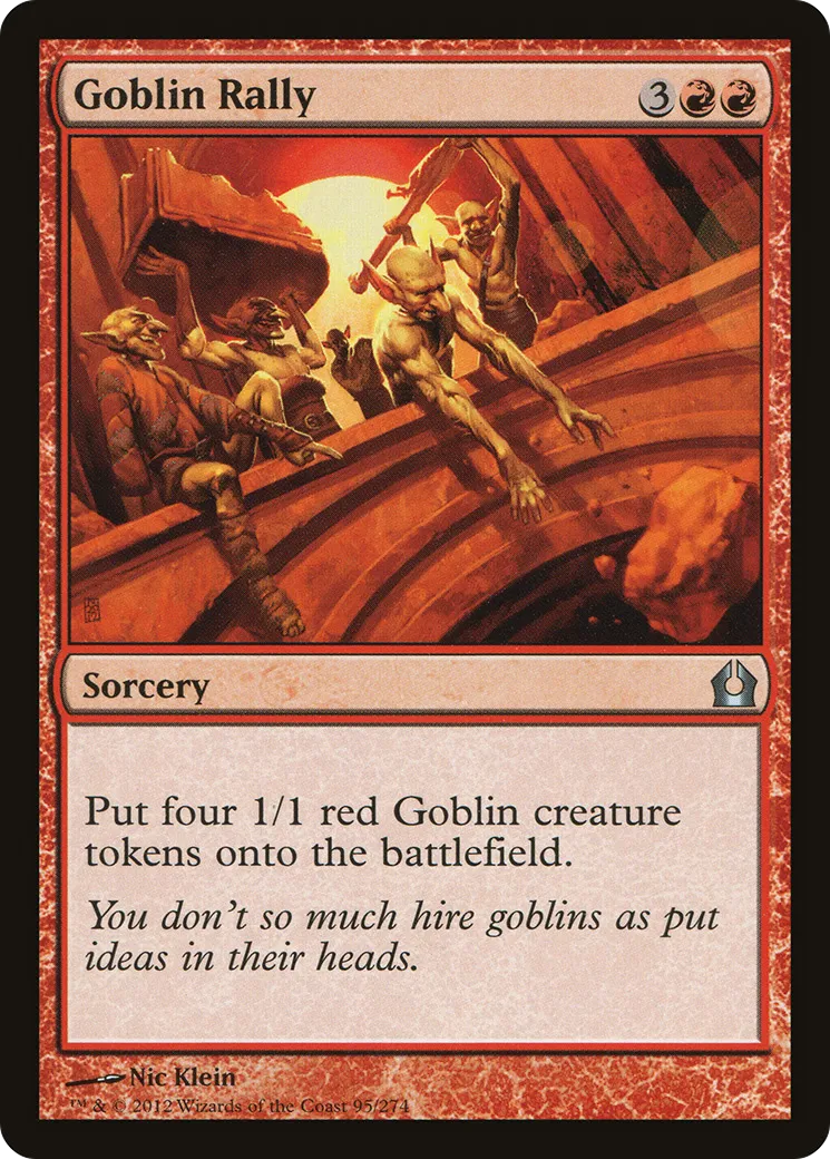 Goblin Rally — Return to Ravnica — Magic: The Gathering