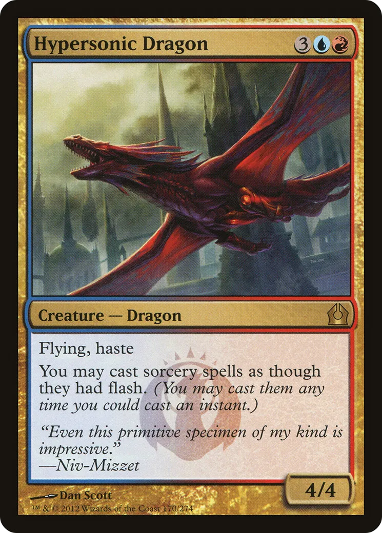 Hypersonic Dragon — Return to Ravnica — Magic: The Gathering
