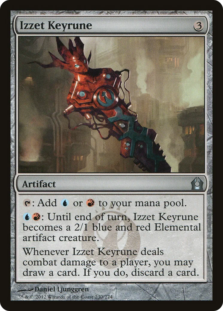 Runeclé d'Izzet — Return to Ravnica — Magic: The Gathering