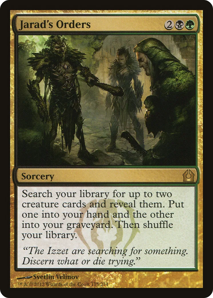 Jarad's Orders — Return to Ravnica — Magic: The Gathering