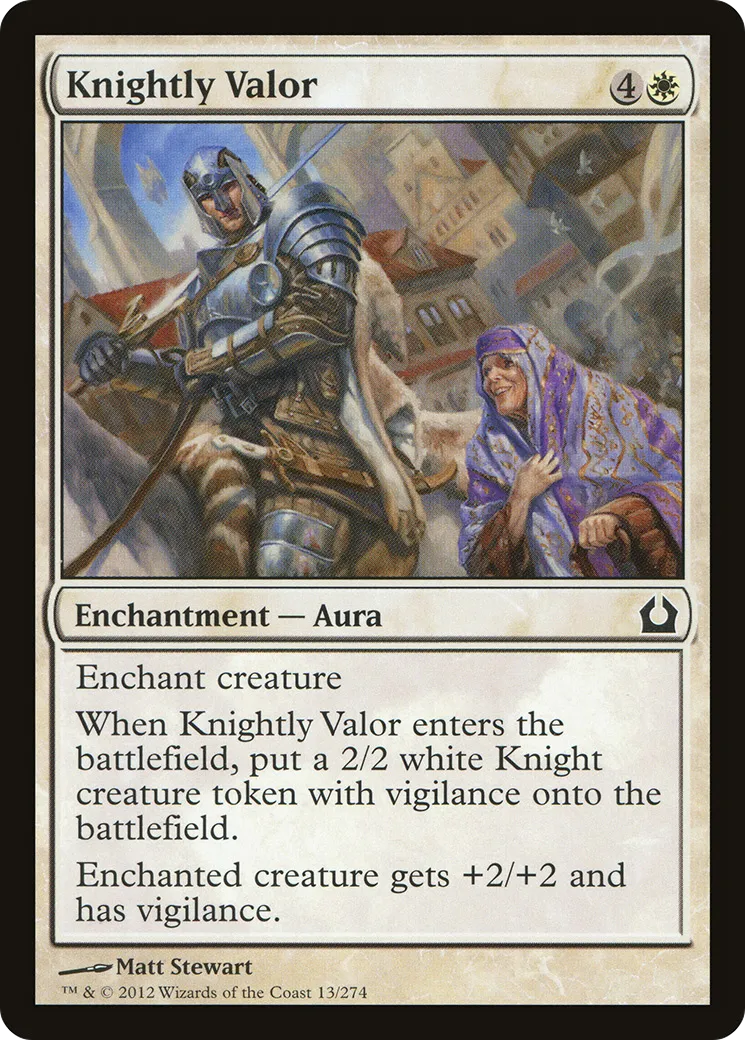 Valeur chevaleresque — Return to Ravnica — Magic: The Gathering