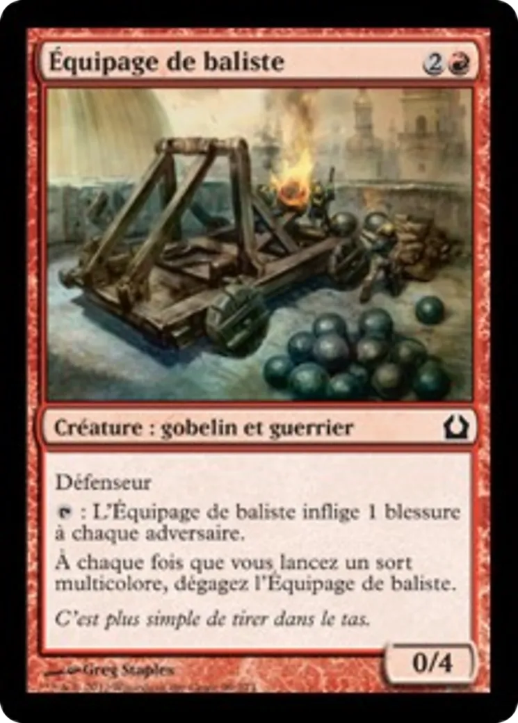 Équipage de baliste — Return to Ravnica — Magic: The Gathering