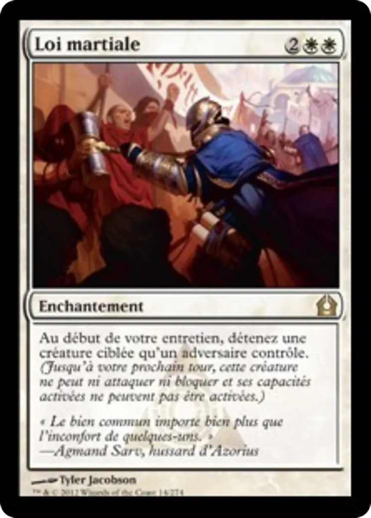 Loi martiale — Return to Ravnica — Magic: The Gathering