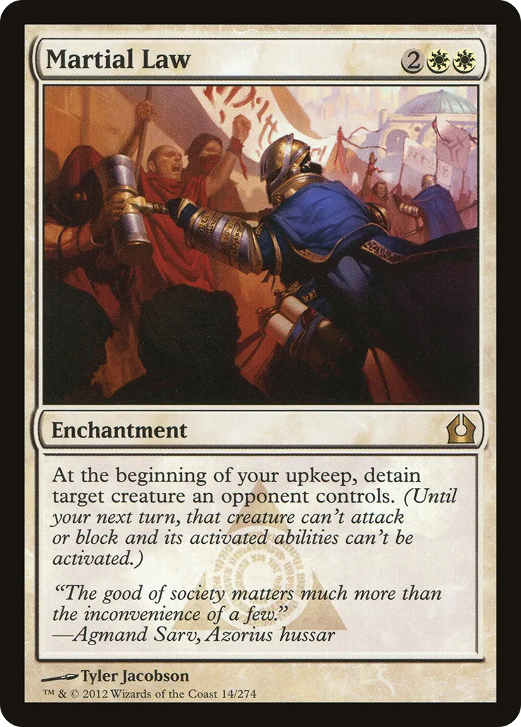 Martial Law — Return to Ravnica — Magic: The Gathering