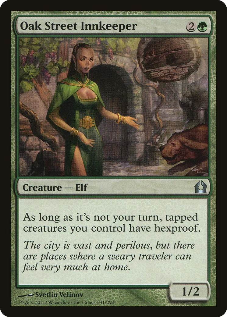 Tavernière de la rue du chêne — Return to Ravnica — Magic: The Gathering