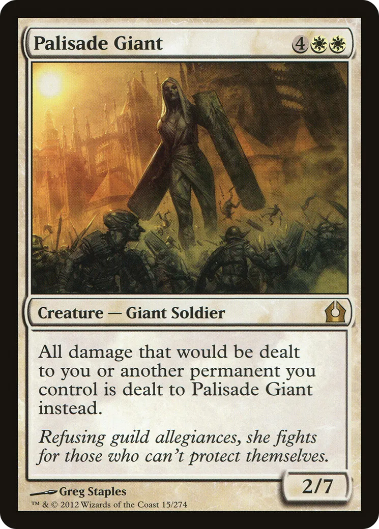 Palisade Giant — Return to Ravnica — Magic: The Gathering