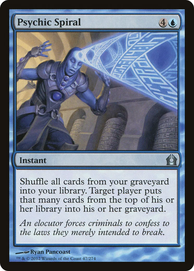 Psychic Spiral — Return to Ravnica — Magic: The Gathering