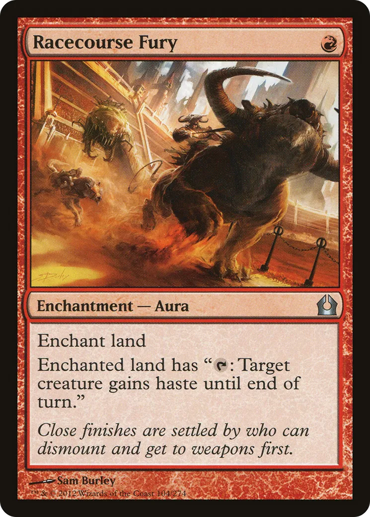 Racecourse Fury — Return to Ravnica — Magic: The Gathering