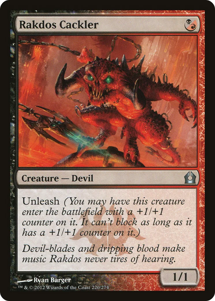 Rakdos Cackler — Return to Ravnica — Magic: The Gathering