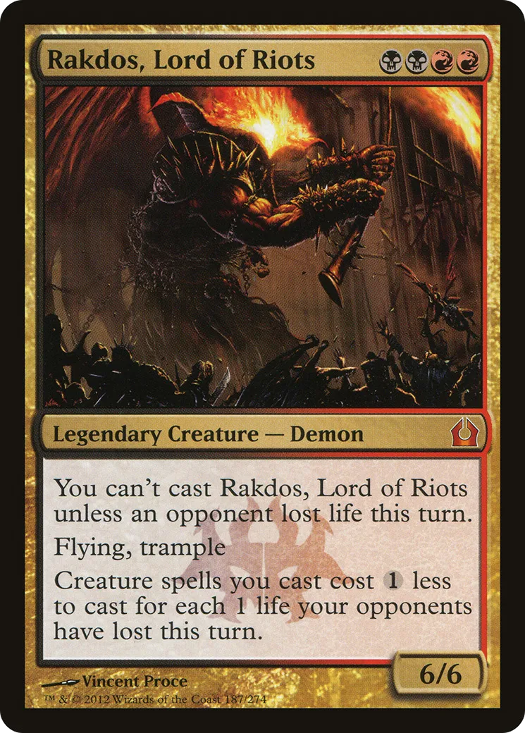 Rakdos, Lord of Riots — Return to Ravnica — Magic: The Gathering