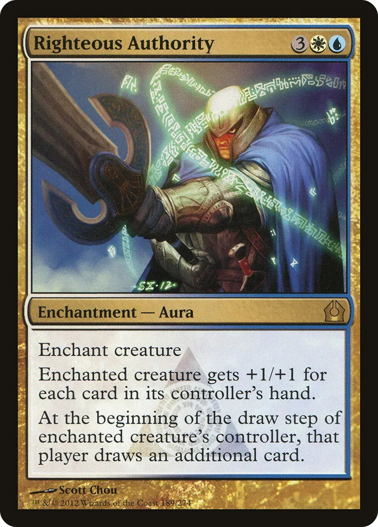 Autorité vertueuse — Return to Ravnica — Magic: The Gathering