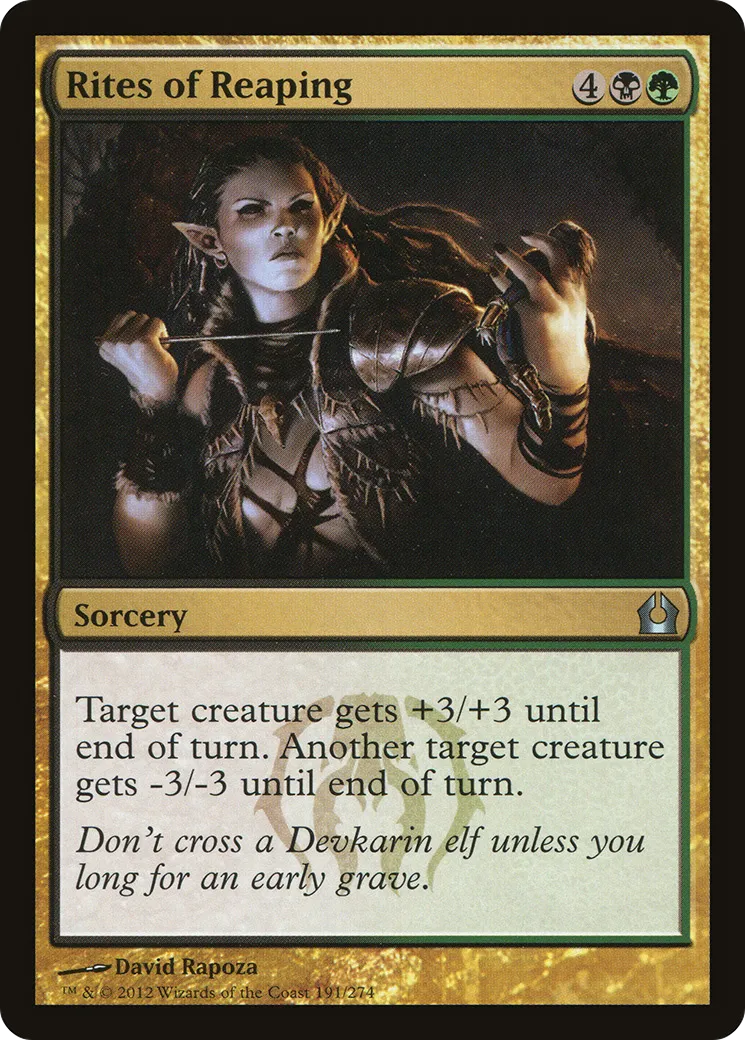 Sacres des moissons — Return to Ravnica — Magic: The Gathering