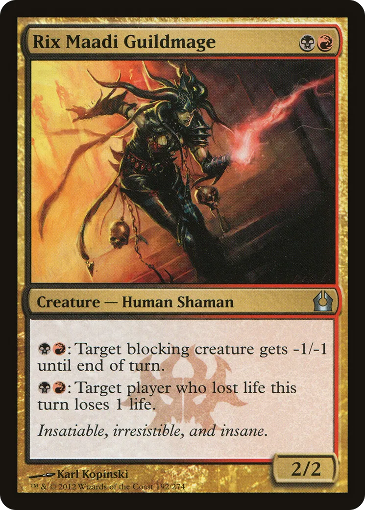 Ghildmage de Rix Maadi — Return to Ravnica — Magic: The Gathering