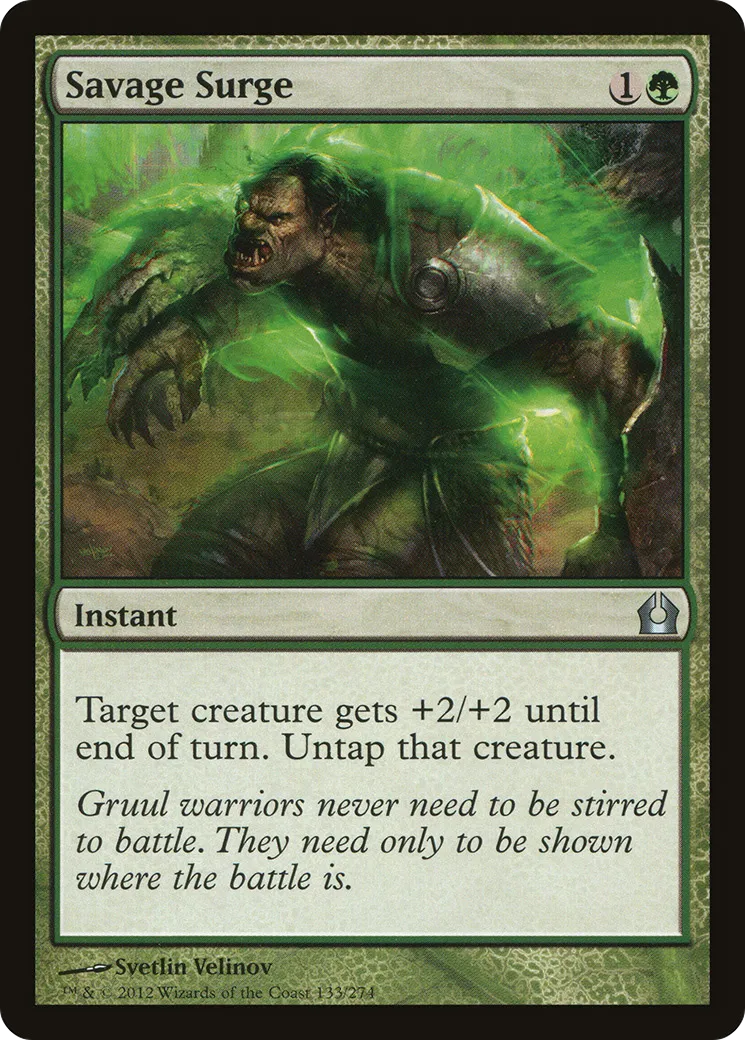 Savage Surge — Return to Ravnica — Magic: The Gathering