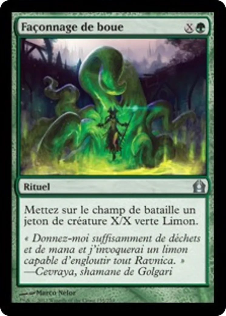 Façonnage de boue — Return to Ravnica — Magic: The Gathering