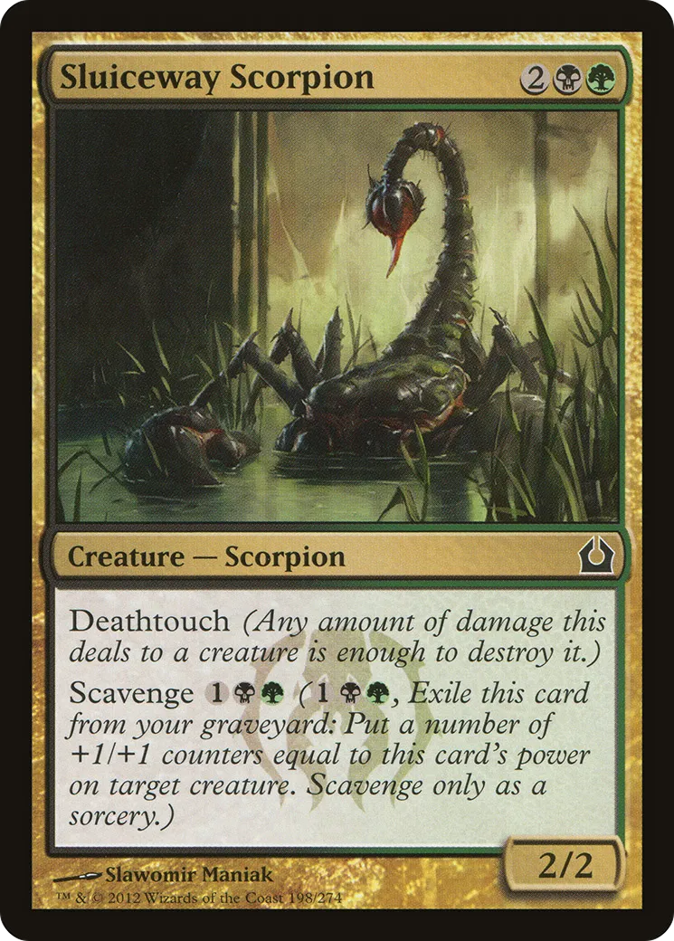 Sluiceway Scorpion — Return to Ravnica — Magic: The Gathering