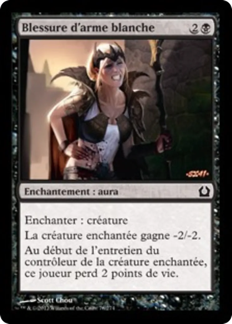 Blessure d'arme blanche — Return to Ravnica — Magic: The Gathering