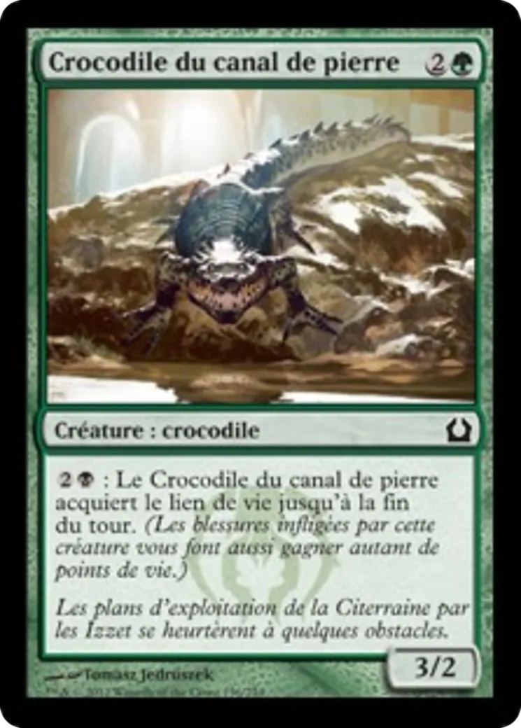 Crocodile du canal de pierre — Return to Ravnica — Magic: The Gathering