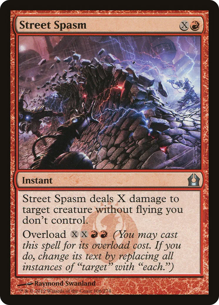Street Spasm — Return to Ravnica — Magic: The Gathering