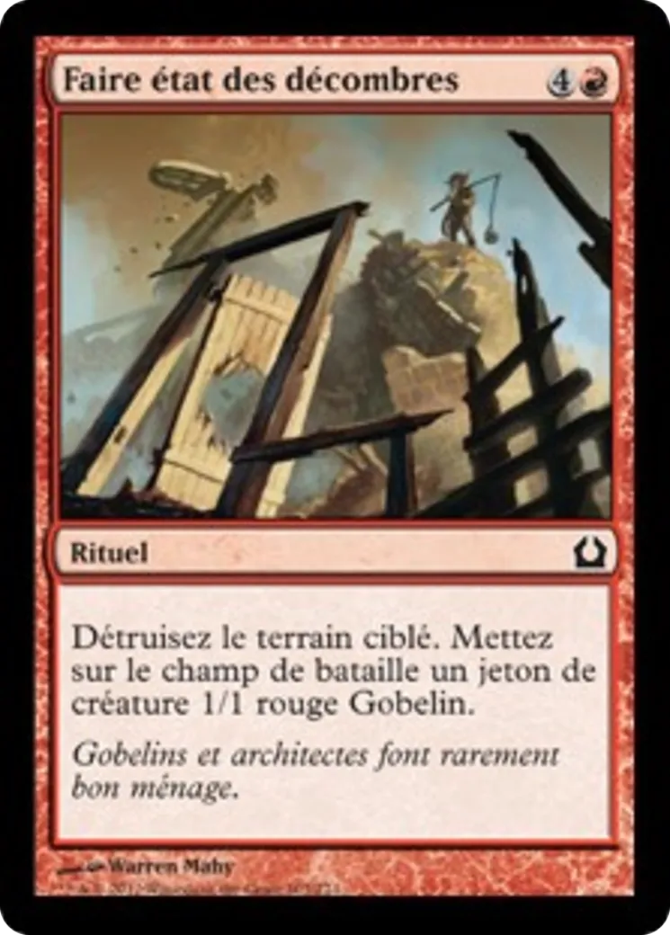 Faire état des décombres — Return to Ravnica — Magic: The Gathering