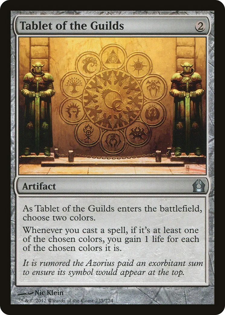 Tablet of the Guilds — Return to Ravnica — Magic: The Gathering