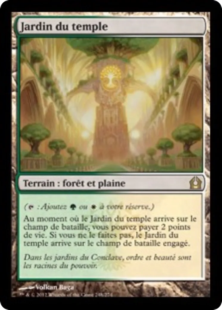 Jardin du temple — Return to Ravnica — Magic: The Gathering