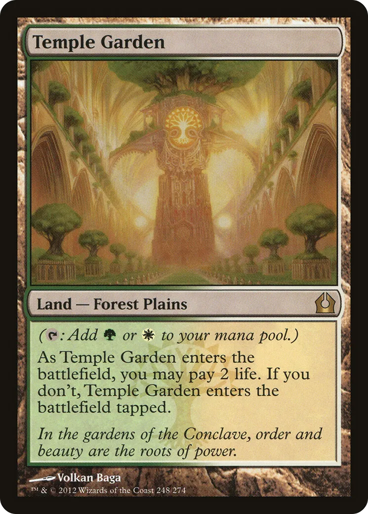 Temple Garden — Return to Ravnica — Magic: The Gathering