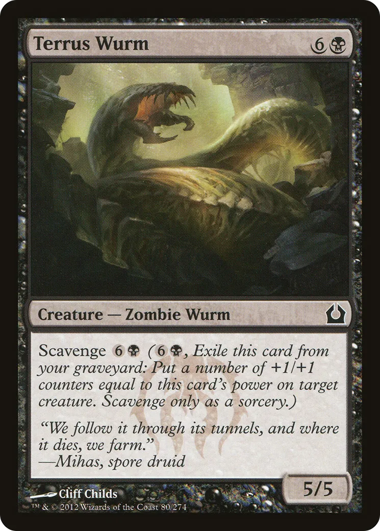 Terrus Wurm — Return to Ravnica — Magic: The Gathering