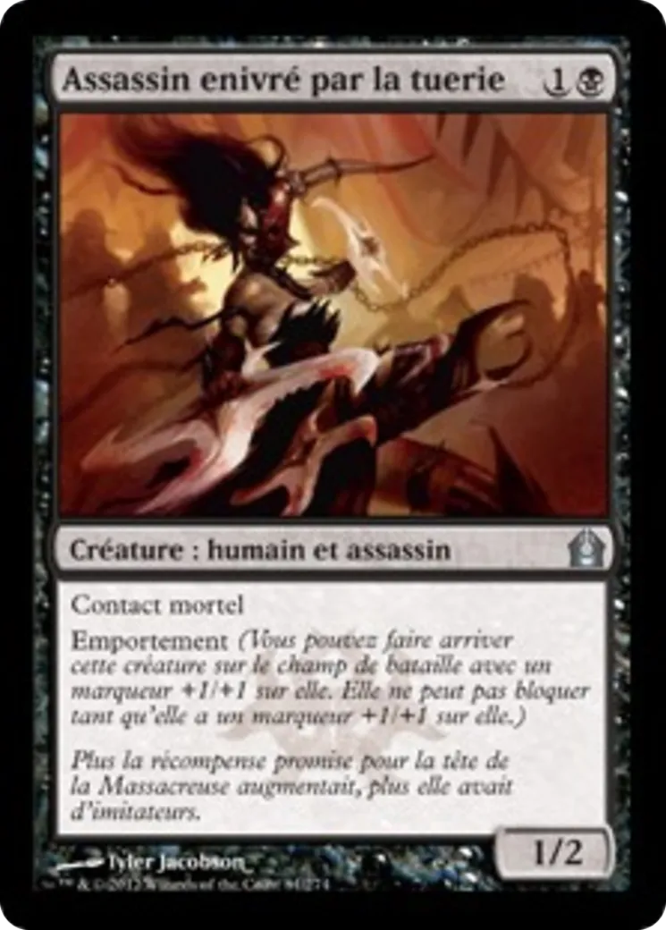 Assassin enivré par la tuerie — Return to Ravnica — Magic: The Gathering