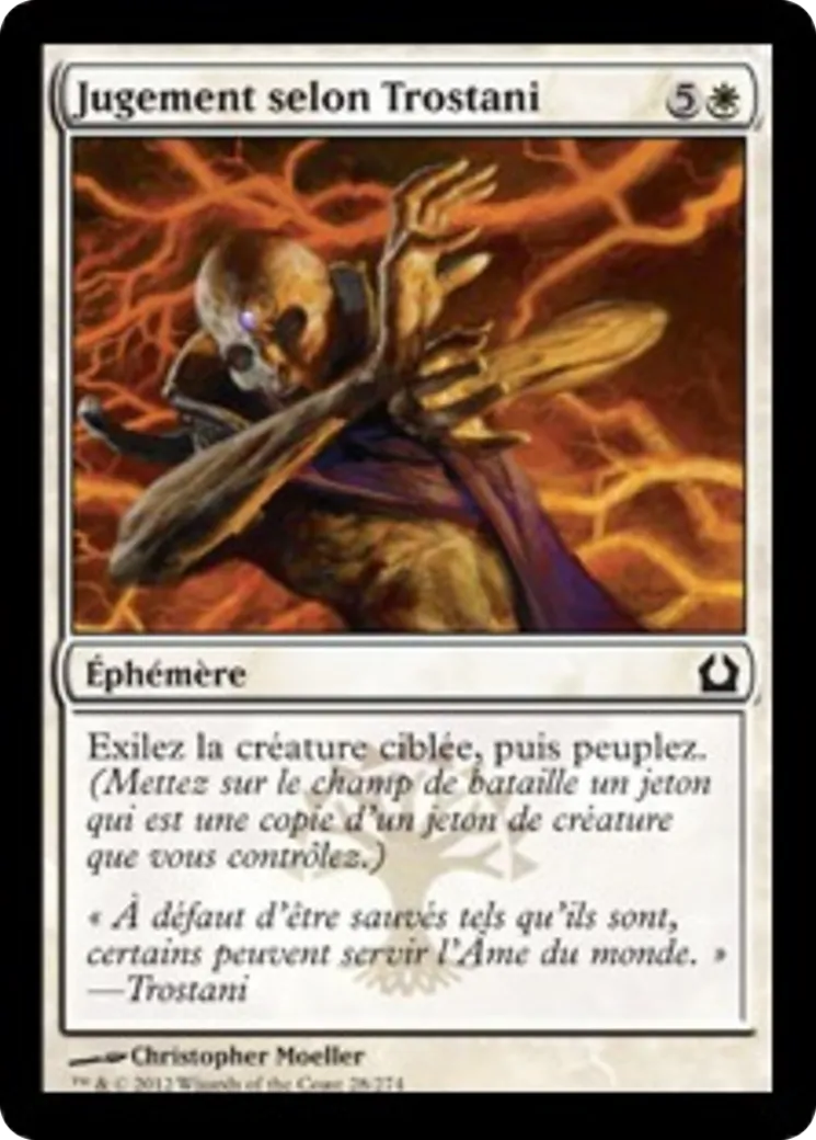 Jugement selon Trostani — Return to Ravnica — Magic: The Gathering