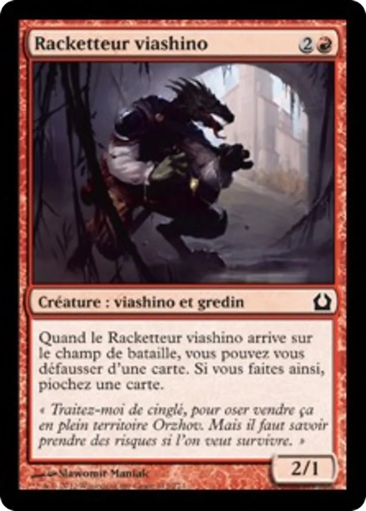 Racketteur viashino — Return to Ravnica — Magic: The Gathering