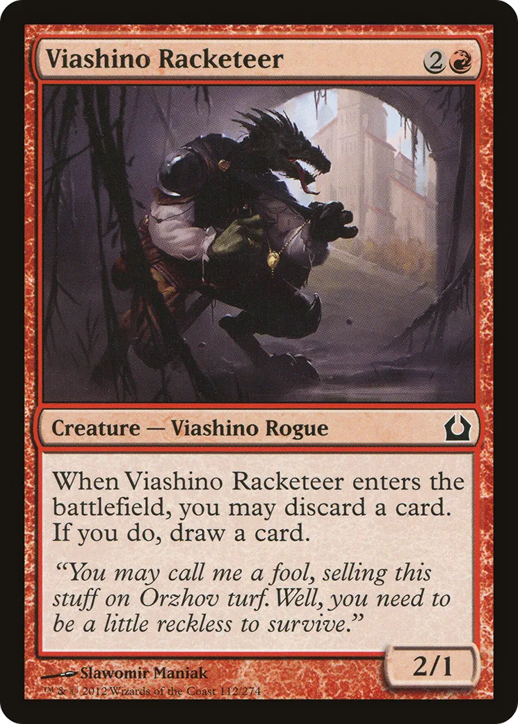 Racketteur viashino — Return to Ravnica — Magic: The Gathering