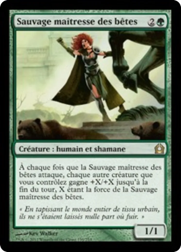 Sauvage maîtresse des bêtes — Return to Ravnica — Magic: The Gathering