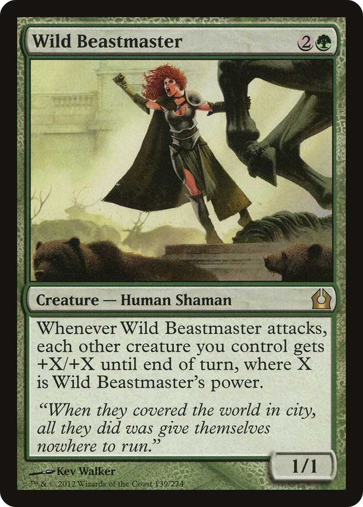 Sauvage maîtresse des bêtes — Return to Ravnica — Magic: The Gathering