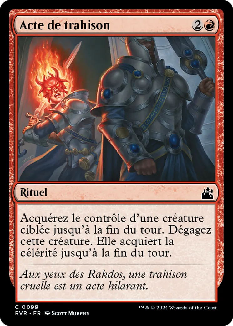 Acte de trahison — Ravnica Remastered — Magic: The Gathering