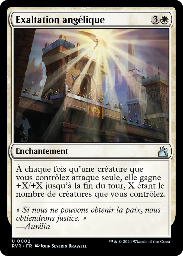 Exaltation angélique — Ravnica Remastered — Magic: The Gathering