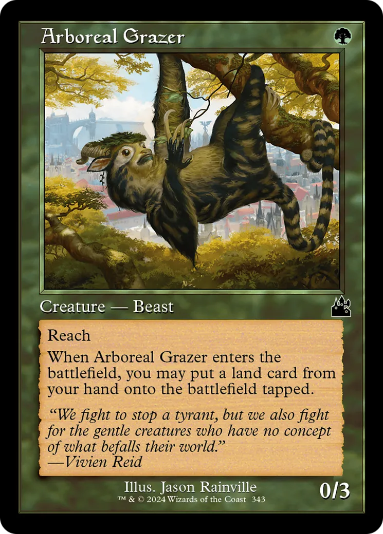 Arboreal Grazer — Ravnica Remastered — Magic: The Gathering