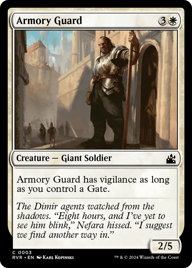 Armory Guard — Ravnica Remastered — Magic: The Gathering