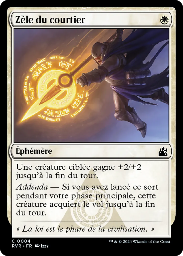 Zèle du courtier — Ravnica Remastered — Magic: The Gathering