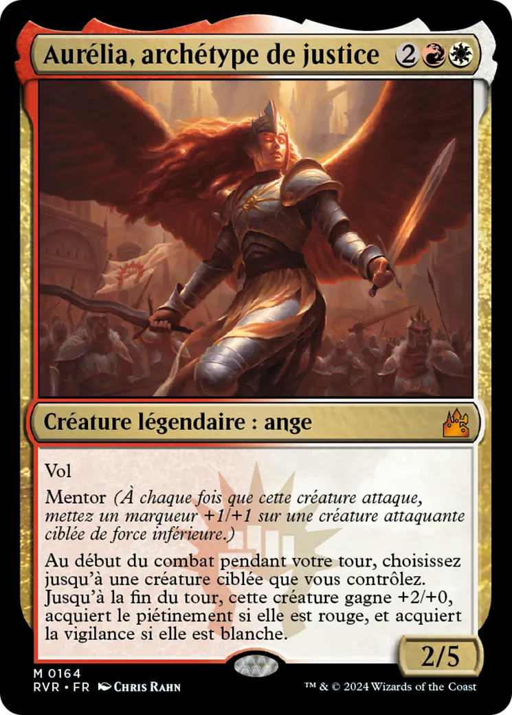 Aurélia, archétype de justice — Ravnica Remastered — Magic: The Gathering