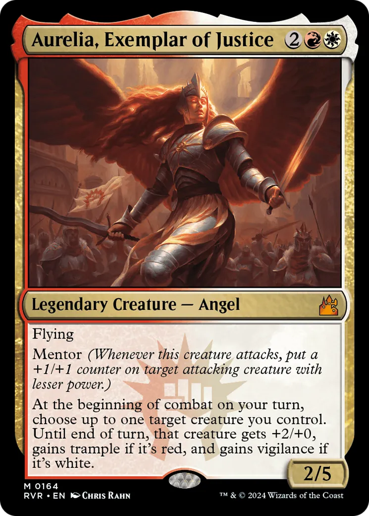Aurélia, archétype de justice — Ravnica Remastered — Magic: The Gathering