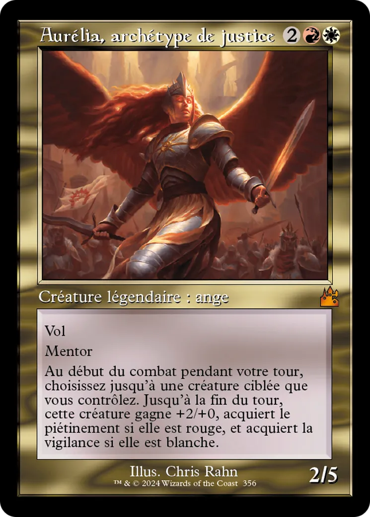 Aurélia, archétype de justice — Ravnica Remastered — Magic: The Gathering