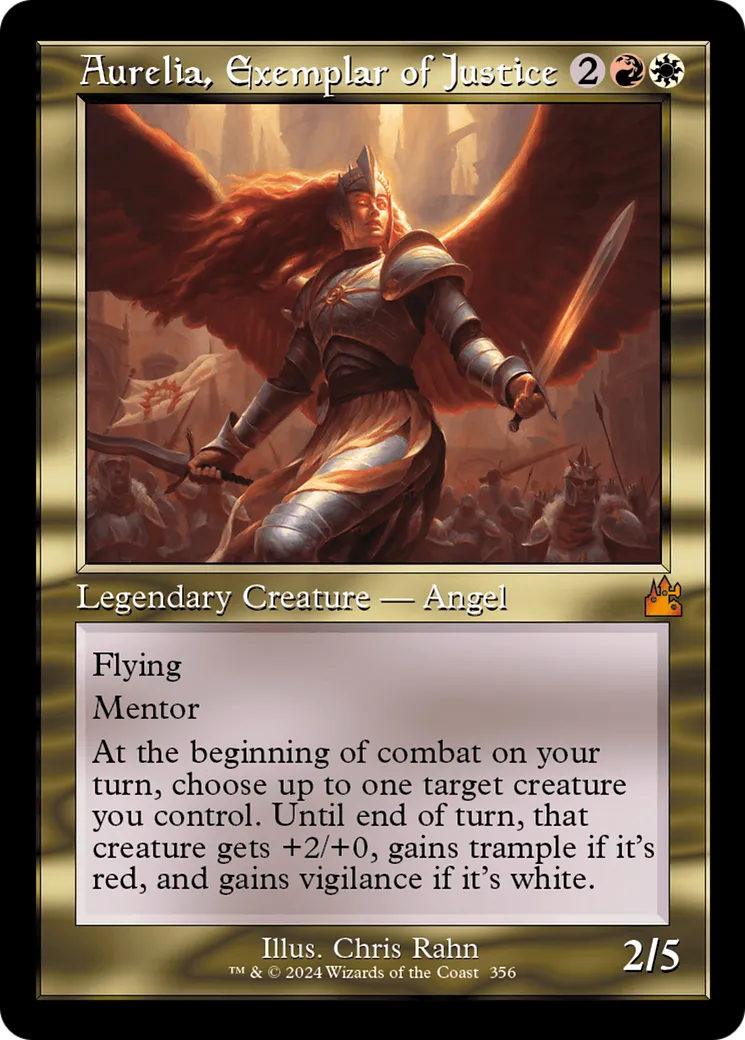 Aurelia, Exemplar of Justice — Ravnica Remastered — Magic: The Gathering