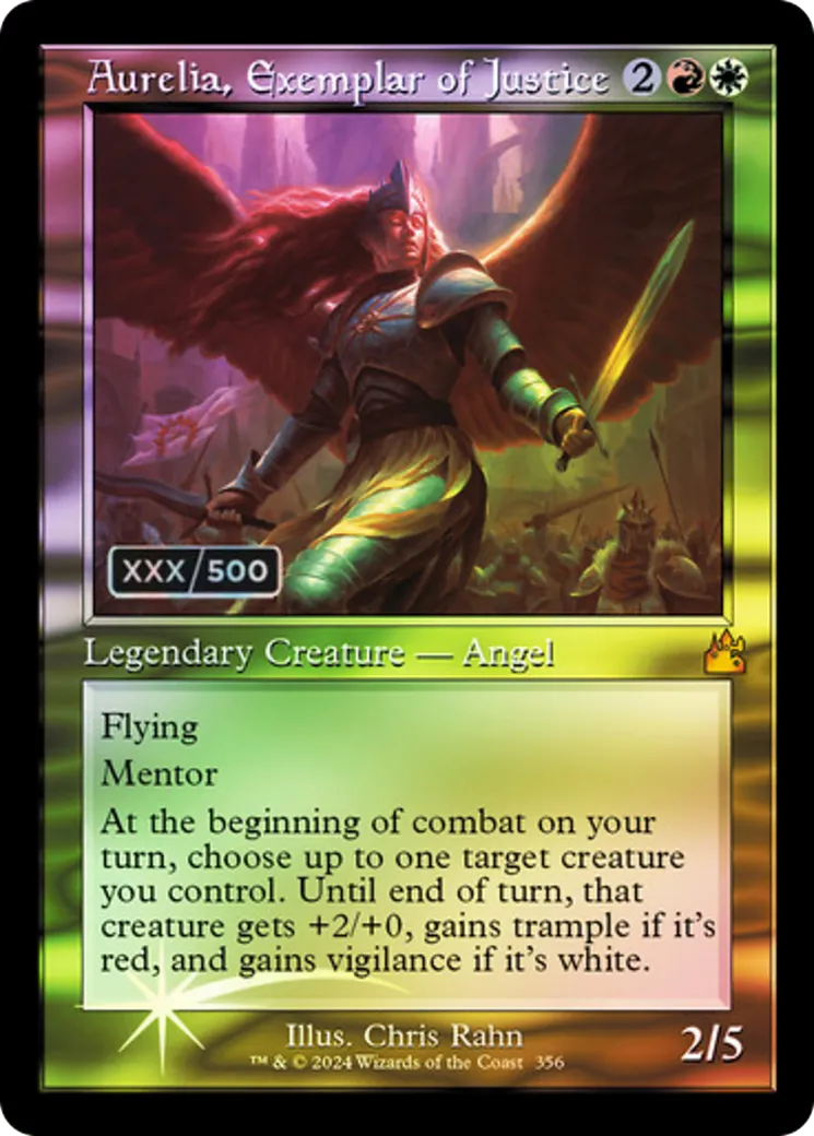 Aurélia, archétype de justice — Ravnica Remastered — Magic: The Gathering