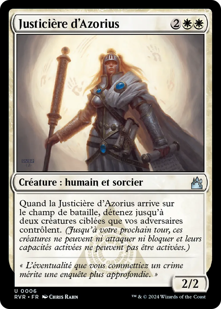 Justicière d'Azorius — Ravnica Remastered — Magic: The Gathering