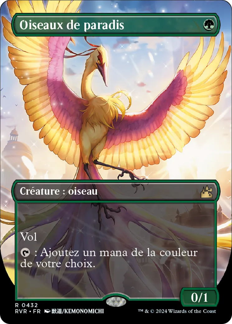 Oiseaux de paradis
